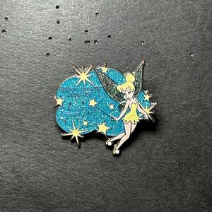 WDW “Where Dreams Come True” Tinkerbell Cast Exclusive Pin - Blue and Yellow